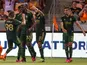 Portland Timbers forward Jeremy Ebobisse celebrates with teammates after scoring a goal during stoppage time on June 24, 2021