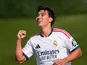 Real Madrid's Gonzalo Garcia celebrates on July 28, 2026
