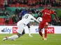 Chelsea's Edouard Mendy in action with Liverpool's Sadio Mane on February 27, 2022