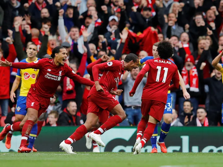 Liverpool stroll past Southampton