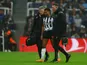 Newcastle United's Jacob Murphy walks to be substituted after sustaining an injury on October 25, 2023