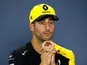 Daniel Ricciardo pictured in Renault gear in March 2019
