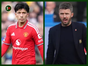 "No" - Carrick's curt reaction to Martinez red card