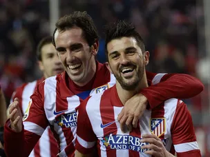 Villa on bench for Madrid derby