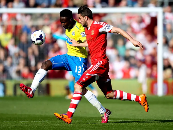 Southampton ahead against Newcastle