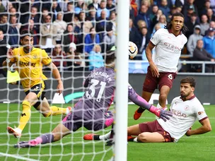 Wolves shock champions Manchester City at Molineux