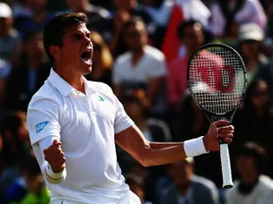 Raonic ends Querrey run at Wimbledon