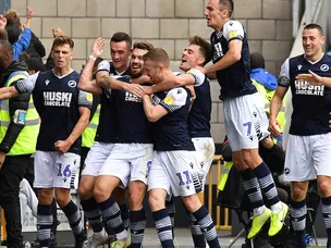 Managerless Millwall defeat 10-man Leeds United