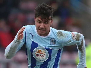 Michael Petrasso in action for Coventry City in March 2014
