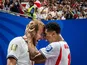Harry Kane and Jude Bellingham of England celebrate