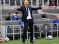 FC Cincinnati head coach Jaap Stam reacts from the sideline on May 16, 2021