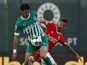 Rio Ave's Andre Pereira in action with Benfica's Chiquinho on April 2, 2023