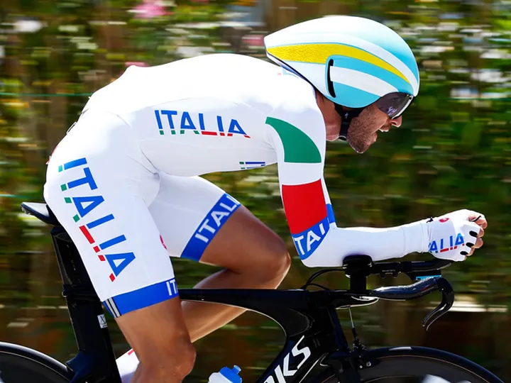 Italian cyclist admits to time trial difficulties