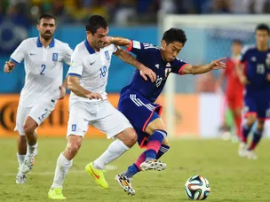 Greece leading Ivory Coast
