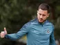 Eden Hazard in Chelsea training on May 1, 2019