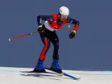 Great Britain's Neil Simpson in action at the Winter Paralympics on March 6, 2022
