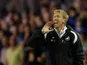 Swansea City manager Graham Potter barks out instructions at St Andrew's on August 17, 2018