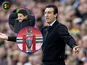 Aston Villa boss Unai Emery addresses the challenge of facing Arsenal on Tuesday