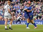Jordan Larmour of Leinster celebrates scoring a try