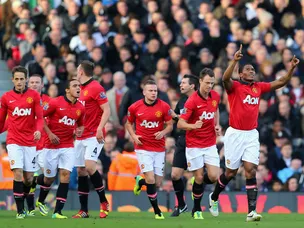 Man United three up at Fulham