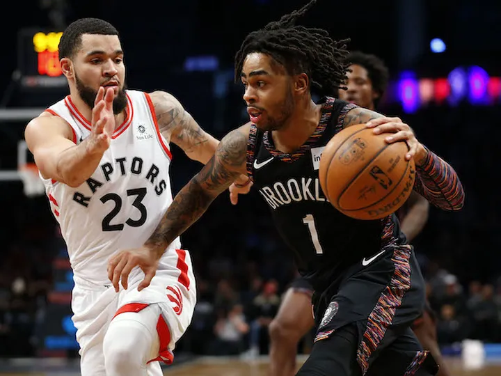 D'Angelo Russell and Jarrett Allen down Toronto Raptors