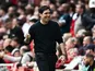 AFC Bournemouth manager Andoni Iraola reacts on May 4, 2024