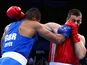 Great Britain's Joe Joyce in action against Alexei Zavatin of Moldova at the European Games in Baku on June 20, 2015