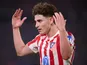 Atletico Madrid's Julian Alvarez reacts on April 18, 2026