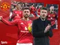 Manchester United season summary collage