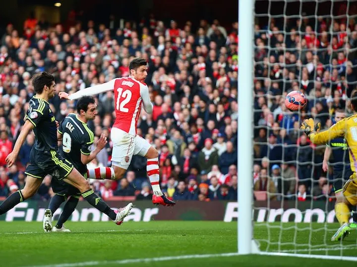 Giroud at the double