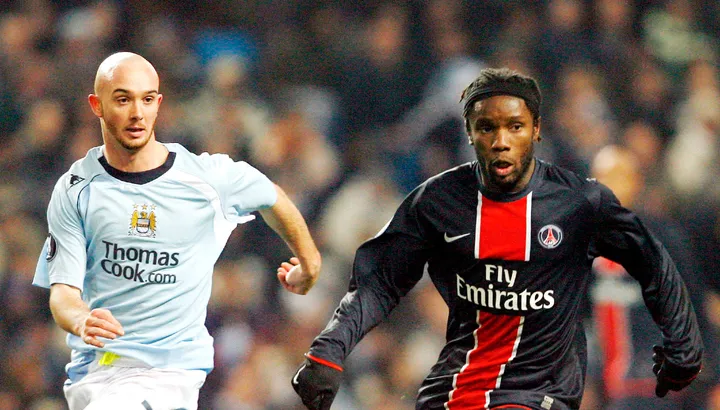 The first Manchester City vs. PSG match dates back to a football that no longer exists