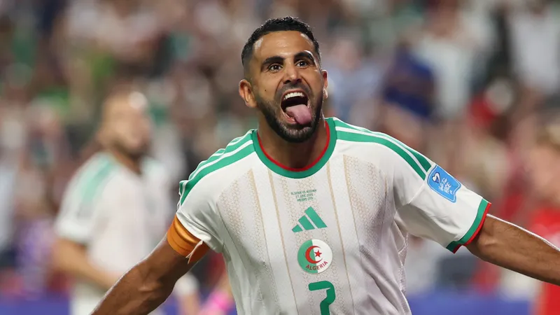 Mahrez double fires Algeria through in six-goal Kansas City classic