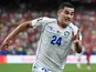 Uzbekistan international Bekhruz Karimov at the 2026 World Cup.