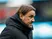Leeds United manager Daniel Farke looks frustrated after a Premier League defeat