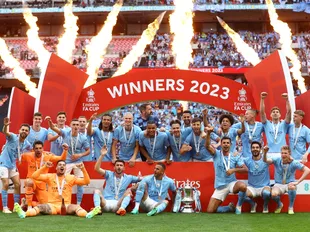 Manchester City's past FA Cup finals