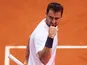 Marin Cilic reacts at the Madrid Open on April 22, 2026