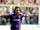 Batistuta cries during Fiorentina ceremony