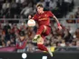 Nicola Zalewski in action for Roma on October 6, 2022