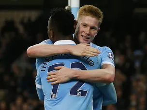 Man City score five to knock Palace out