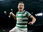 Celtic's Alistair Johnston celebrates on August 15, 2025
