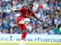 Divock Origi in action during the pre-season friendly between Blackburn Rovers and Liverpool on July 19, 2018