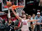  Alperen Sengun blocks the ball during a regular season match between Houston Rockets and Dallas Mavericks on October 30, 2024
