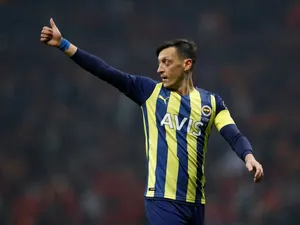 Fenerbahce's Mesut Ozil pictured on November 21, 2021