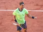 Rafael Nadal pictured at the French Open on June 1, 2021