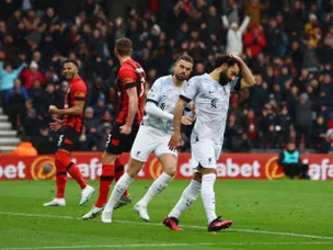 Salah misses penalty as Bournemouth shock Liverpool