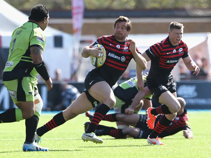 Saracens win clash between top two