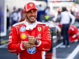 Lewis Hamilton after winning Barcelona-Catalunya Grand Prix in June 2026.