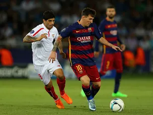Messi only on bench for Barcelona