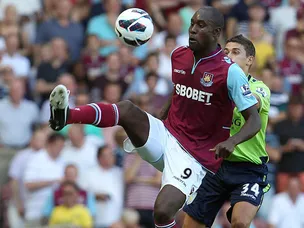 Cole leads the West Ham attack