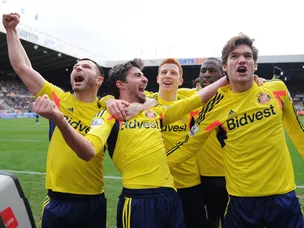 Sunderland two goals up in derby